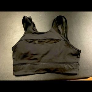 Womens Lululemon Sports Bra, Size 6, Black